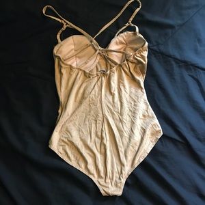 Charlotte Russe Tops - Nude bodysuit Charlotte Russe Tops - Nude bodysuit